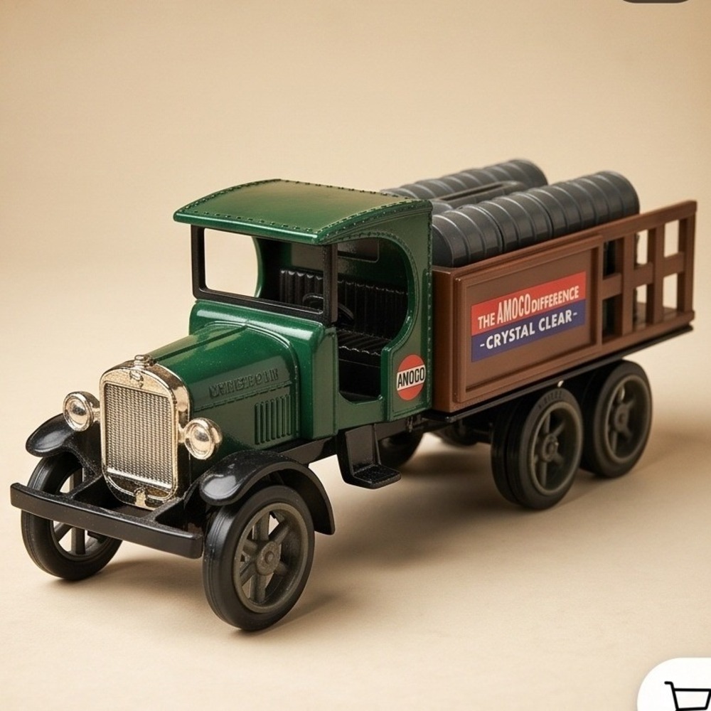 Amoco 1925 Kenworth Stake Truck Diecast Metal Bank Limited Edition 1993 Ertl